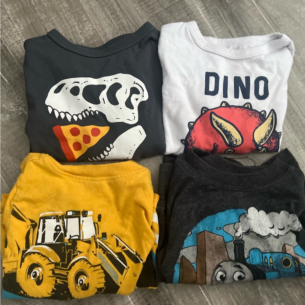 Fall 12-18 month long sleeve shirts (4 in lot)